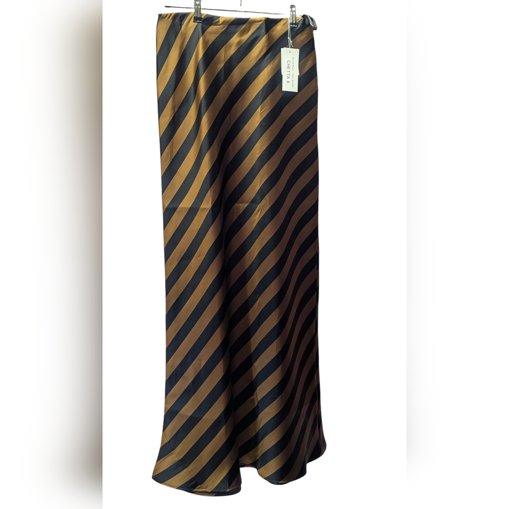 Chetta B 100% Silk Maxi Skirt